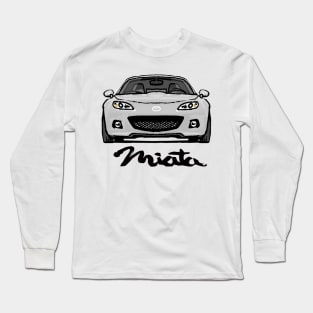 MX5 Miata NC3 White Long Sleeve T-Shirt